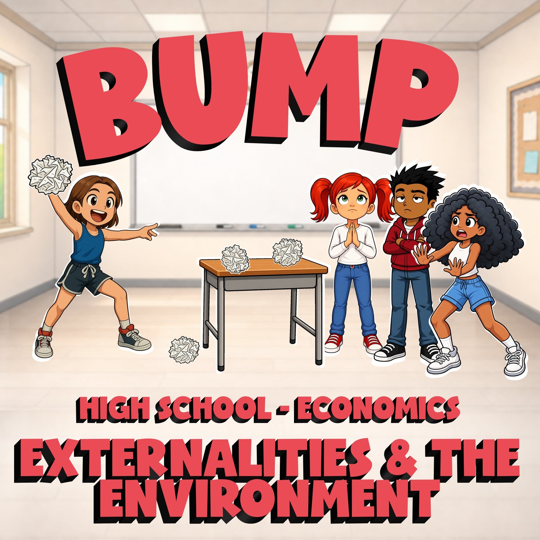 Externalities & the Environment BUMP Economics Game - No Prep Review Activity
