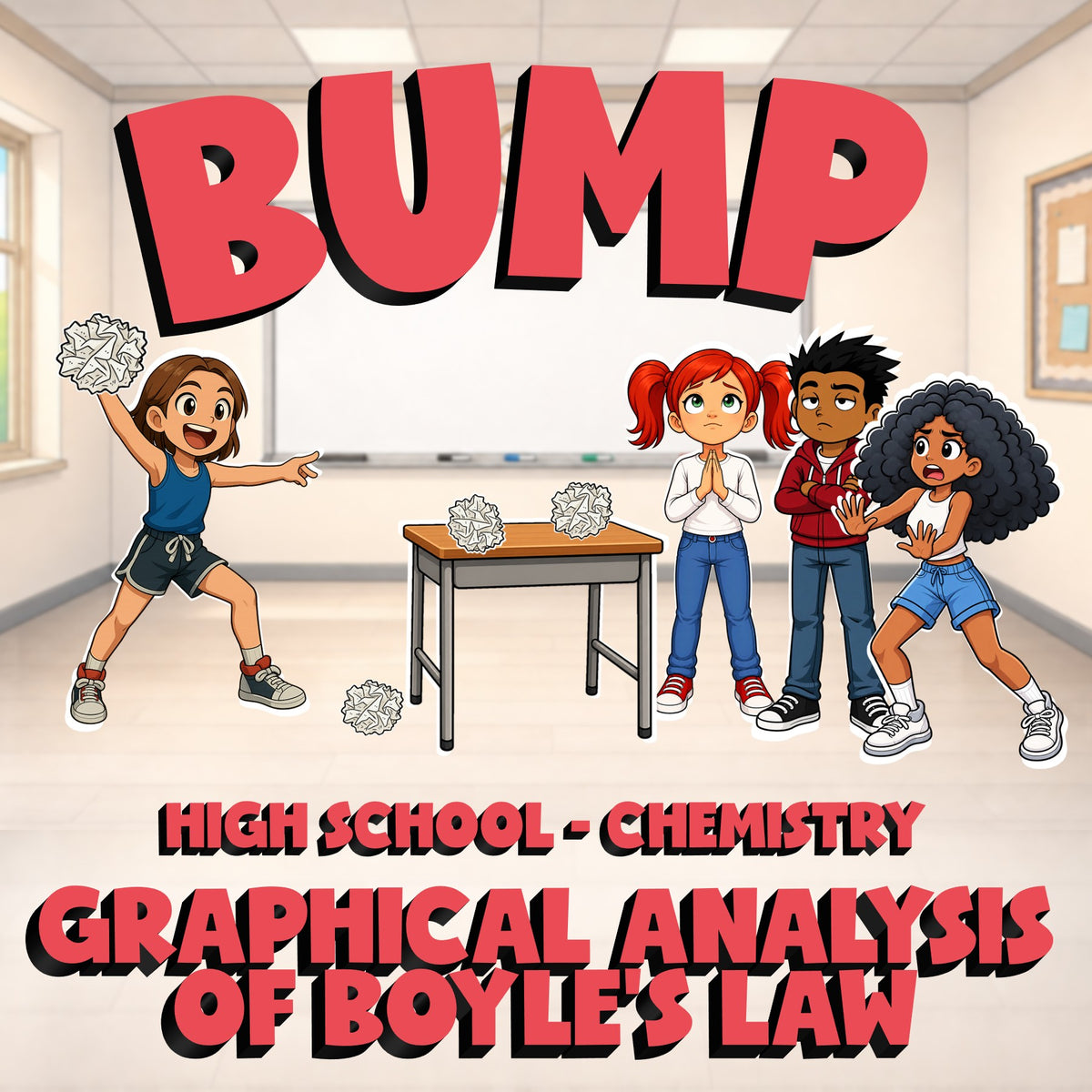 Graphical Analysis of Boyle’s Law BUMP Science Game - No Prep Chemistry Review