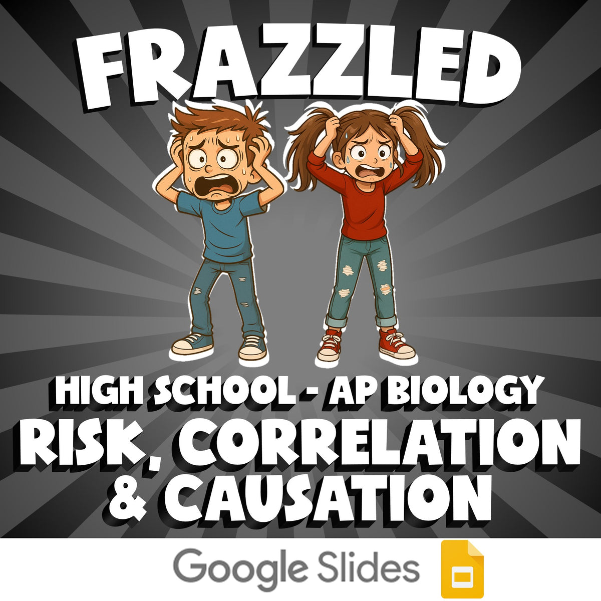 Risk, Correlation & Causation FRAZZLED Science Game - No Prep AP Biology Review