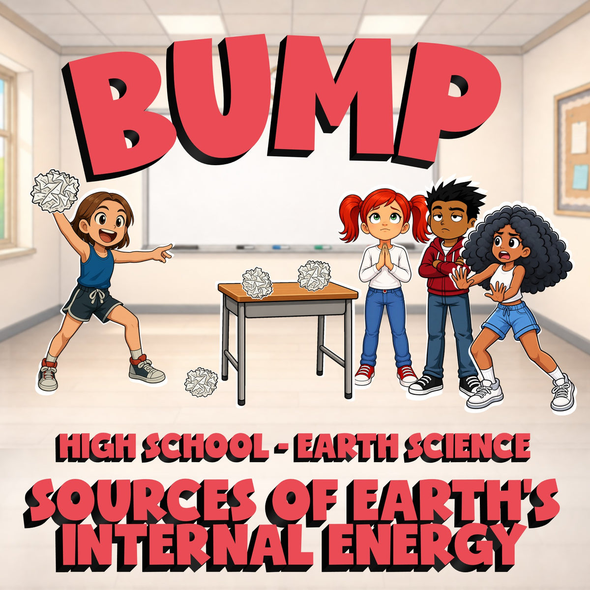 Sources of Earth’s Internal Energy BUMP Game - No Prep Earth Science Review
