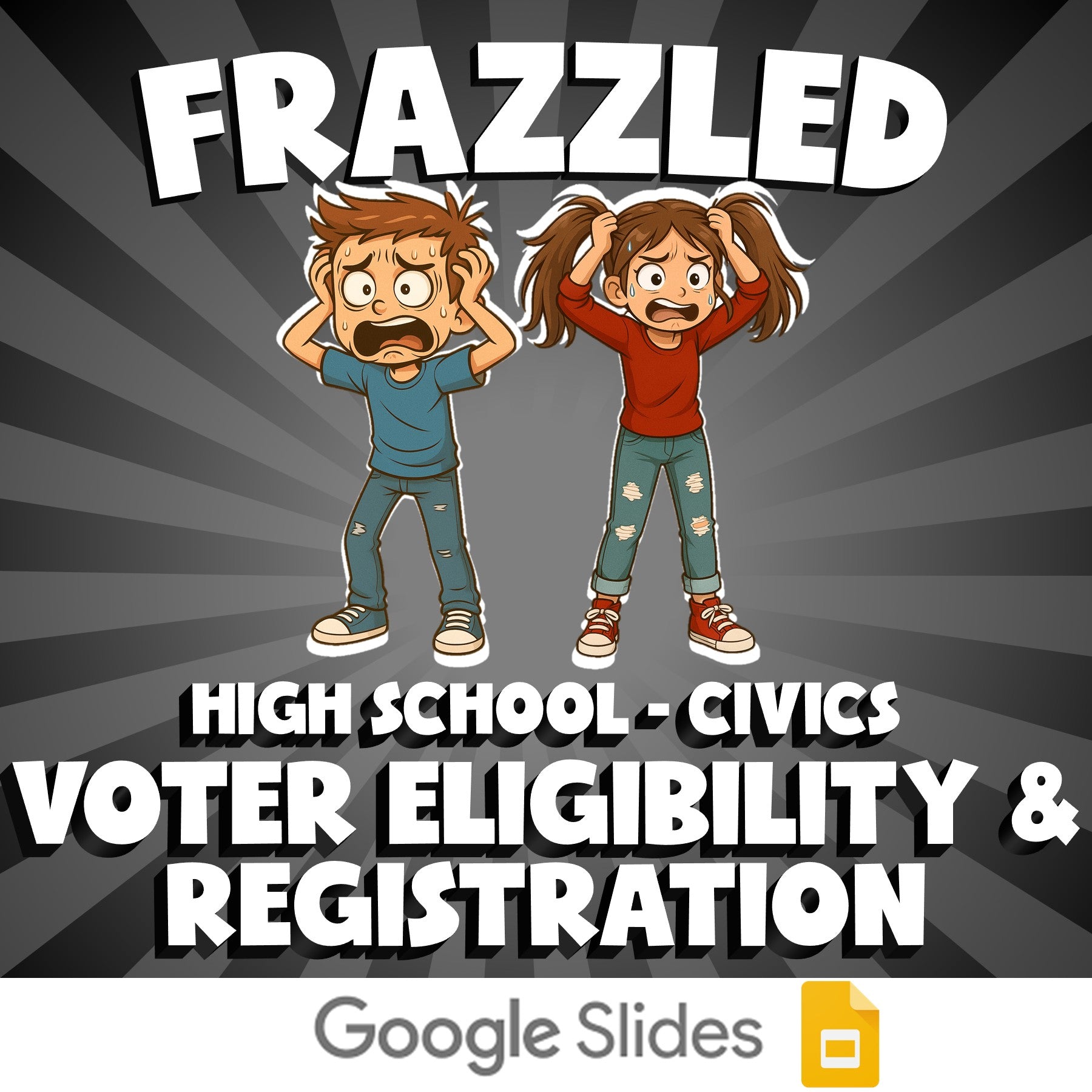 Voter Eligibility & Registration FRAZZLED Civics Game - No Prep Review Activity