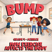 How Exercise Affects the Body BUMP Science Game - No Prep Grade 4 Review