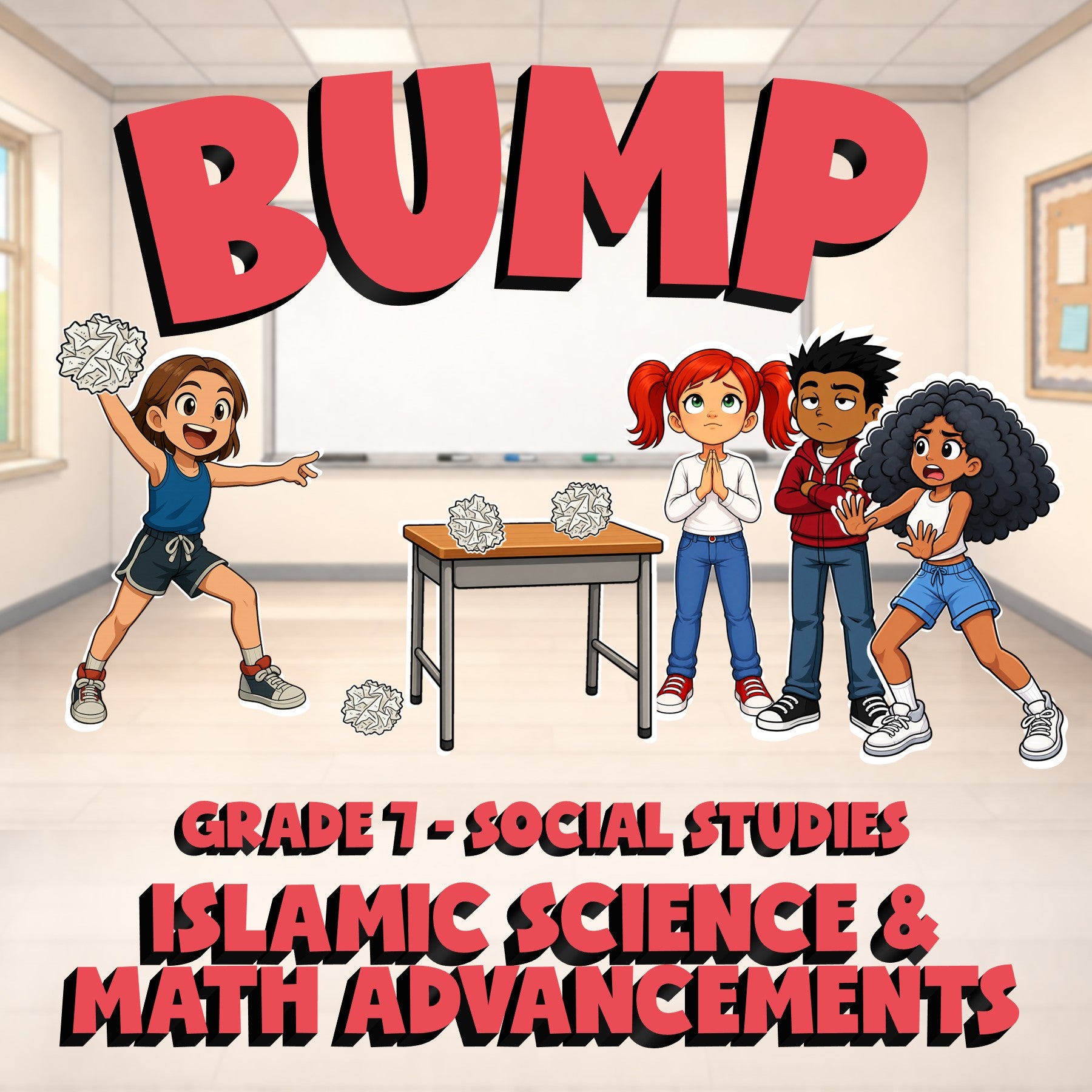 Islamic Science & Math Advancements BUMP Socials Game - No Prep Grade 7 Review