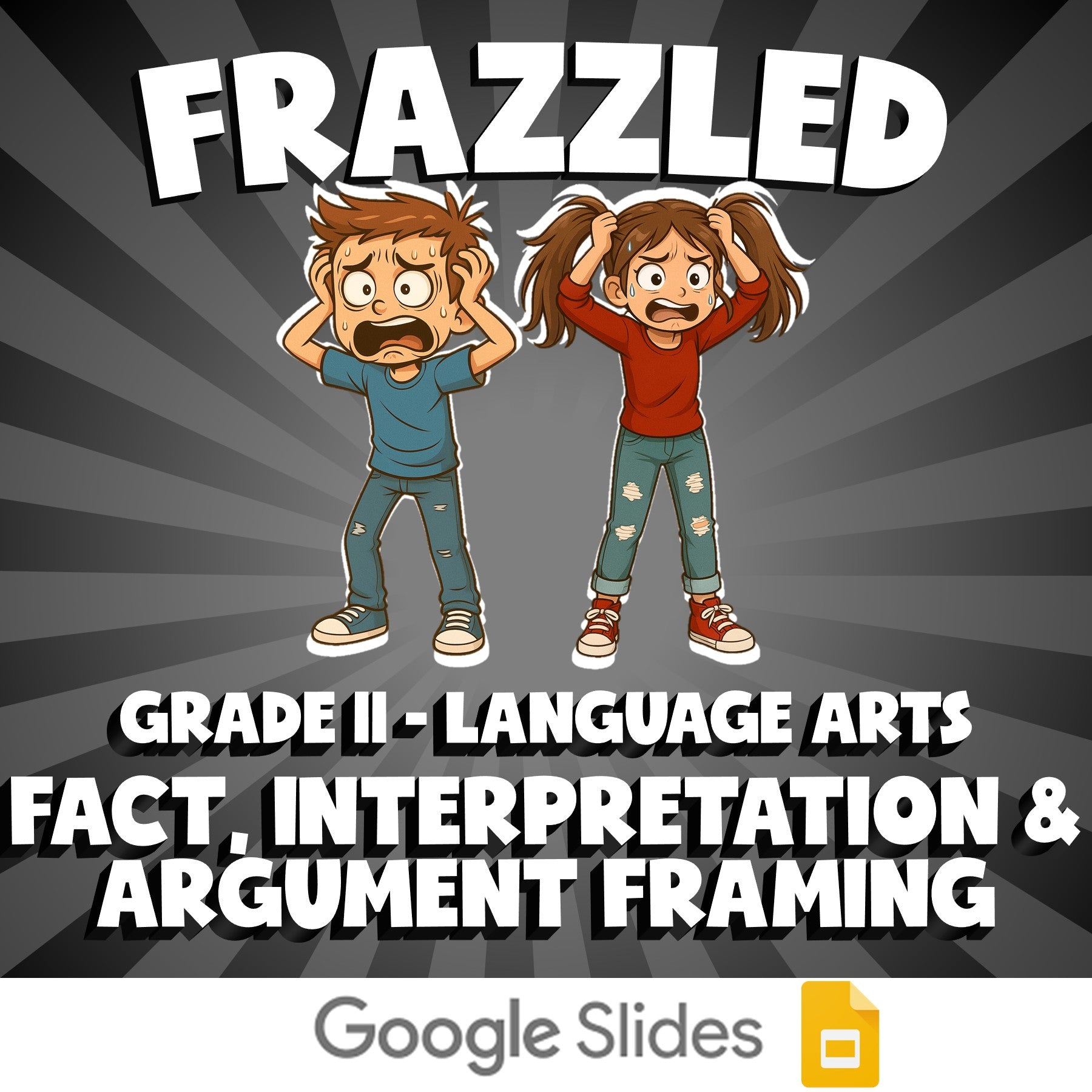 Fact, Interpretation & Argument Framing FRAZZLED ELA Game - No Prep Grade 11