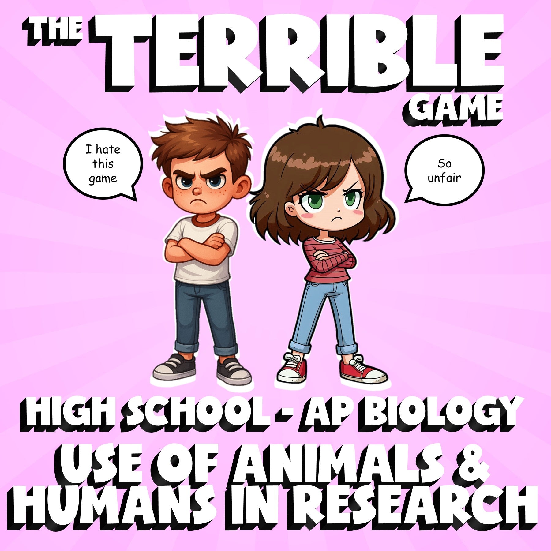Use of Animals & Humans in Research THE TERRIBLE GAME - AP Biology Review