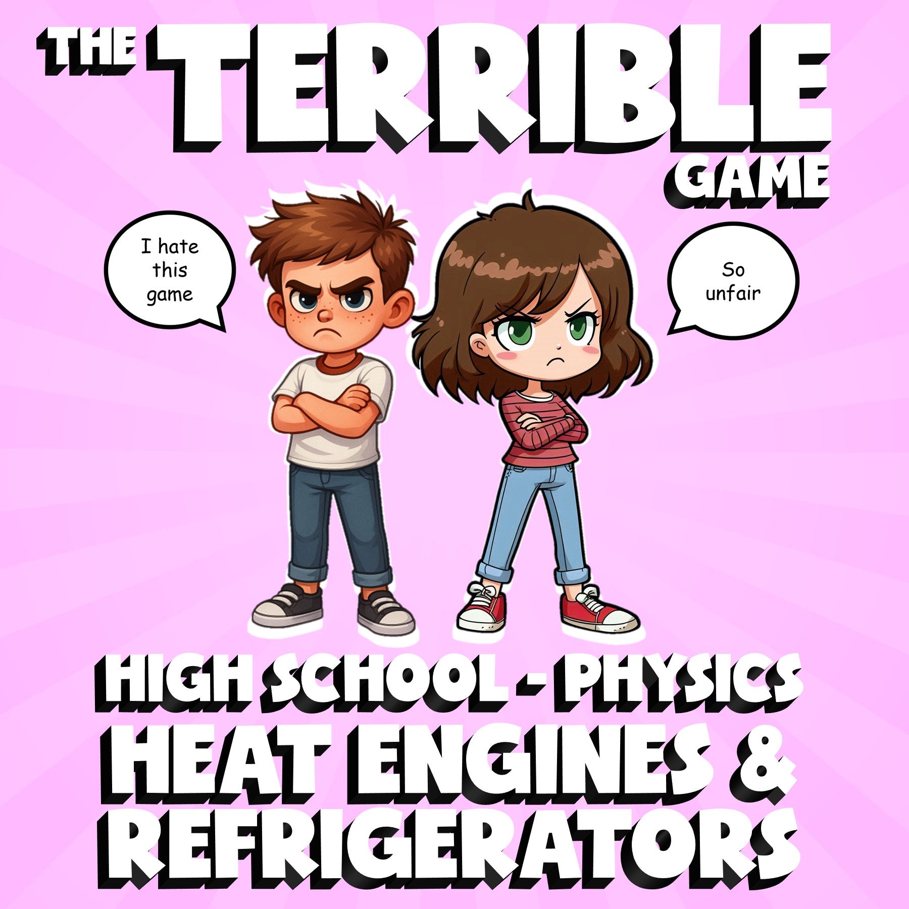 Heat Engines & Refrigerators THE TERRIBLE GAME - No Prep Physics Science Review