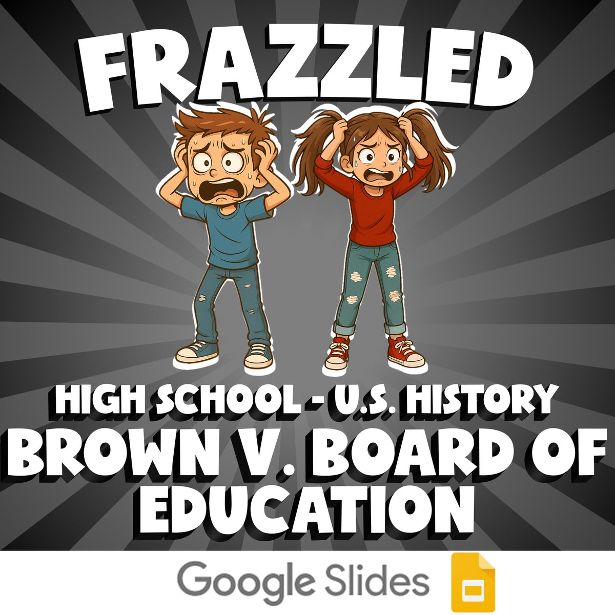 Brown v. Board of Education FRAZZLED U.S. History Game - No Prep Review Activity