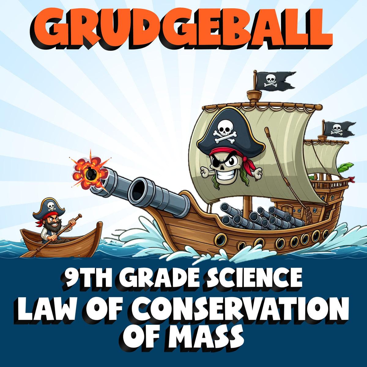 Law of Conservation of Mass GRUDGEBALL Science Game - No Prep Grade 9 Review