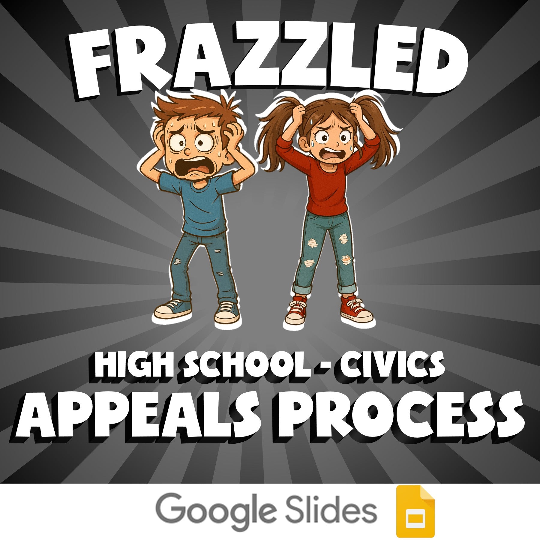 Appeals Process FRAZZLED Civics Game - No Prep Review Activity