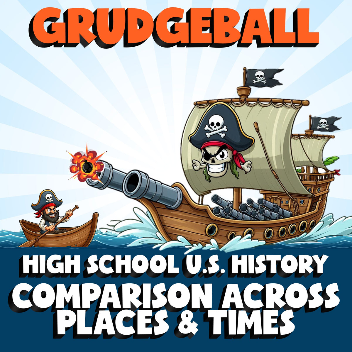 Comparison Across Places & Times GRUDGEBALL U.S. History Game - No Prep Review