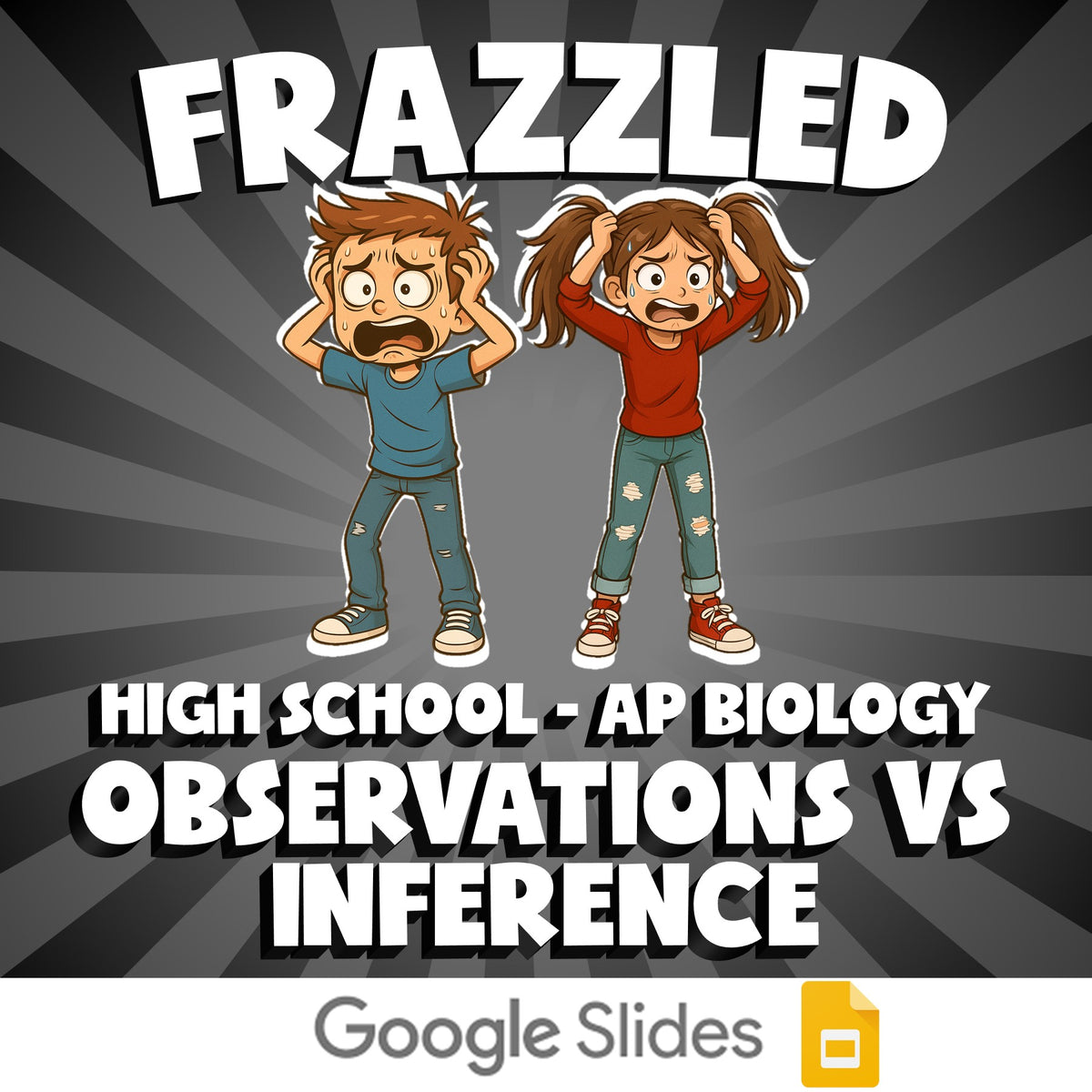 Observations vs Inference FRAZZLED Science Game - No Prep AP Biology Review