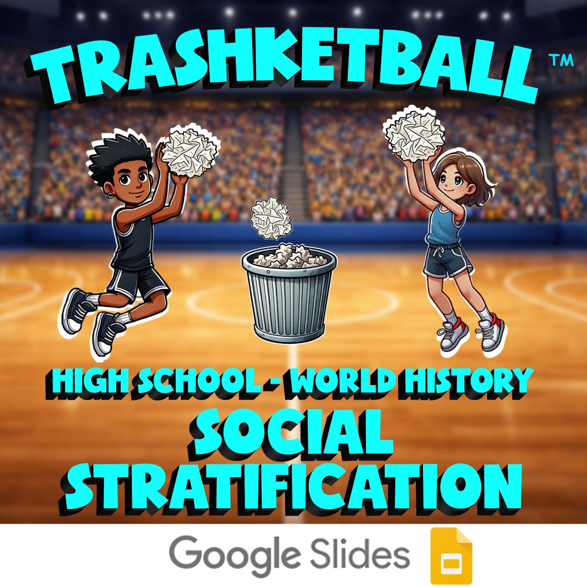 Social Stratification TRASHKETBALL Game - No Prep World History Review Activity