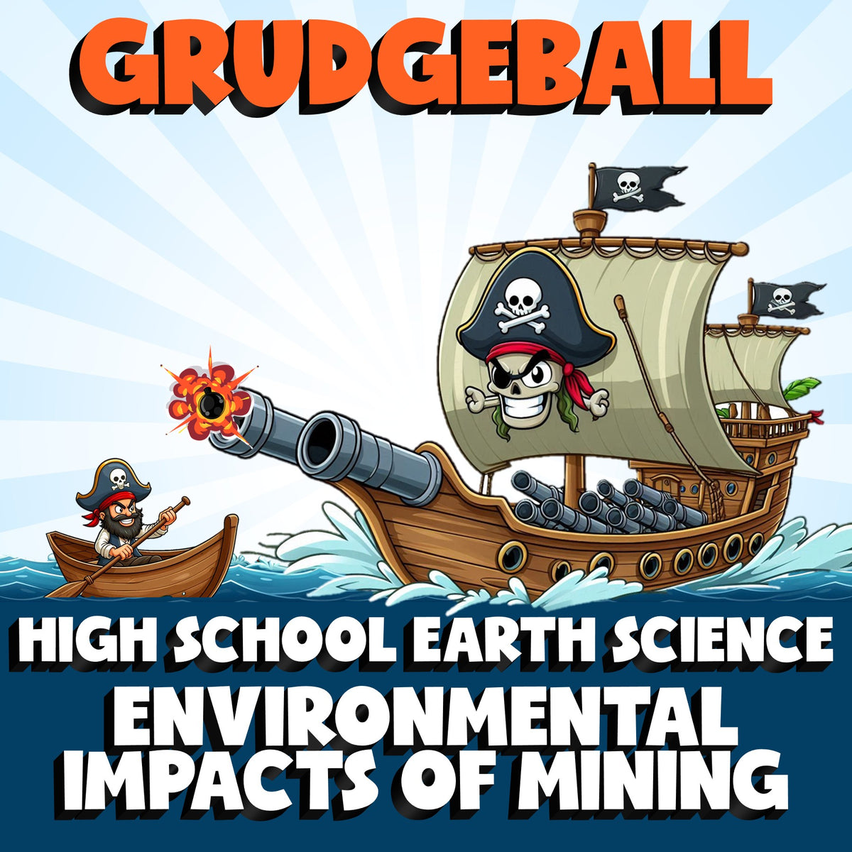 Environmental Impacts of Mining GRUDGEBALL Game - No Prep Earth Science Review
