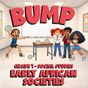 Early African Societies BUMP Socials Game - No Prep Grade 7 Review Activity