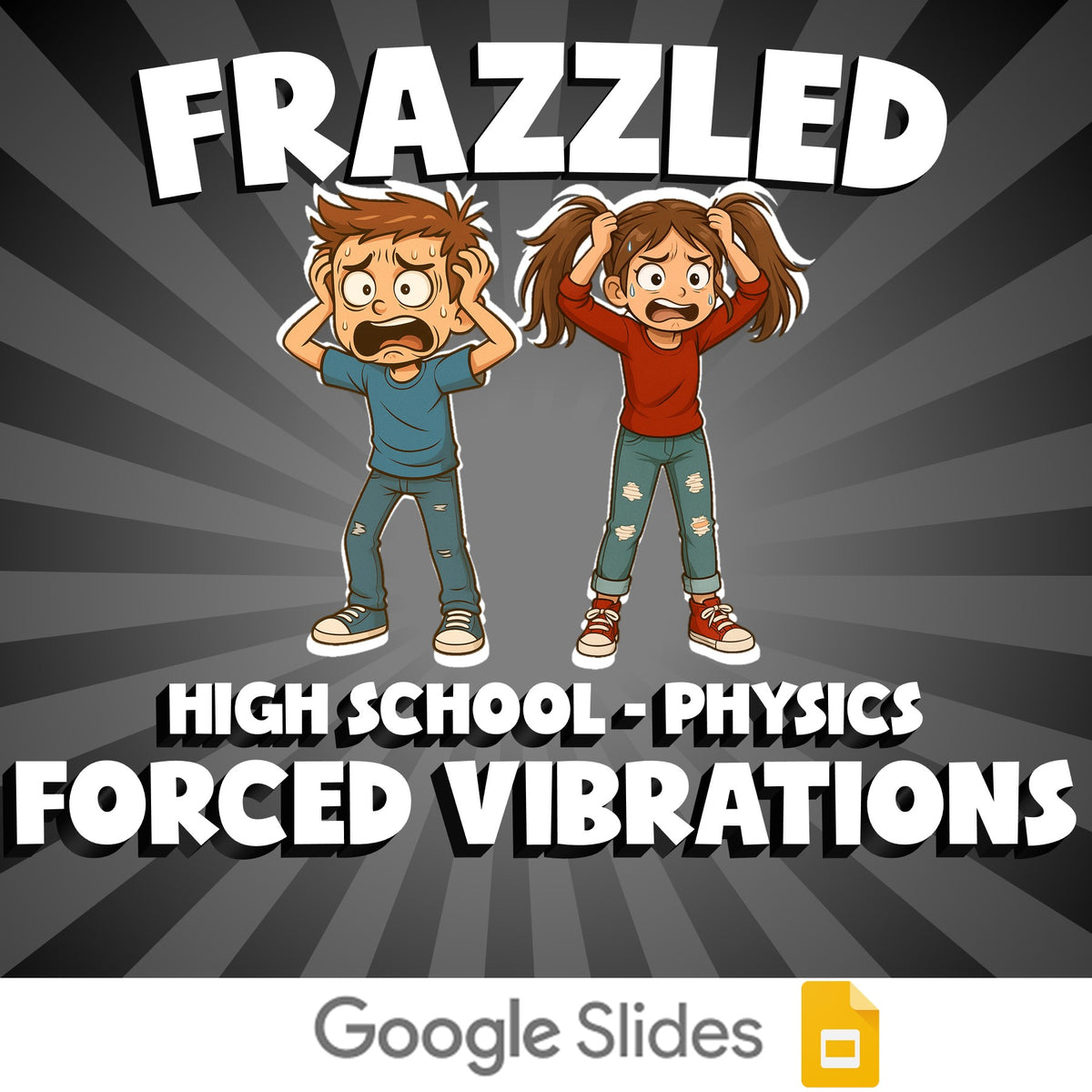 Forced Vibrations FRAZZLED Science Game - No Prep Physics Review Activity