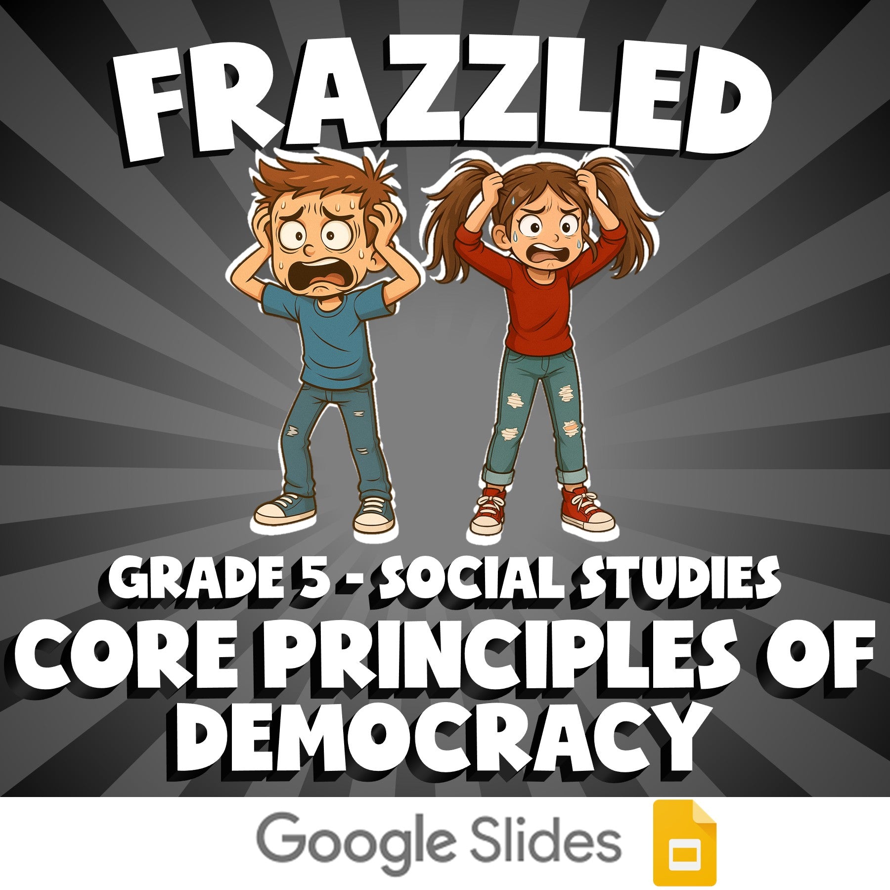 Core Principles of Democracy FRAZZLED Socials Game - No Prep Grade 5 Review
