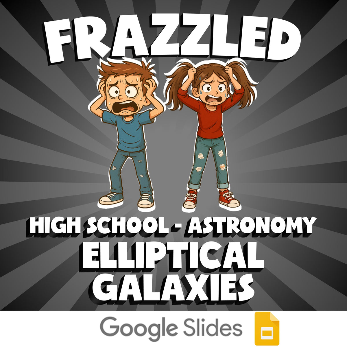 Elliptical Galaxies FRAZZLED Science Game - No Prep Astronomy Review Activity