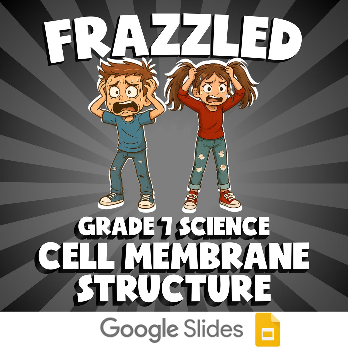 Cell Membrane Structure FRAZZLED Science Game - No Prep Grade 7 Review Activity