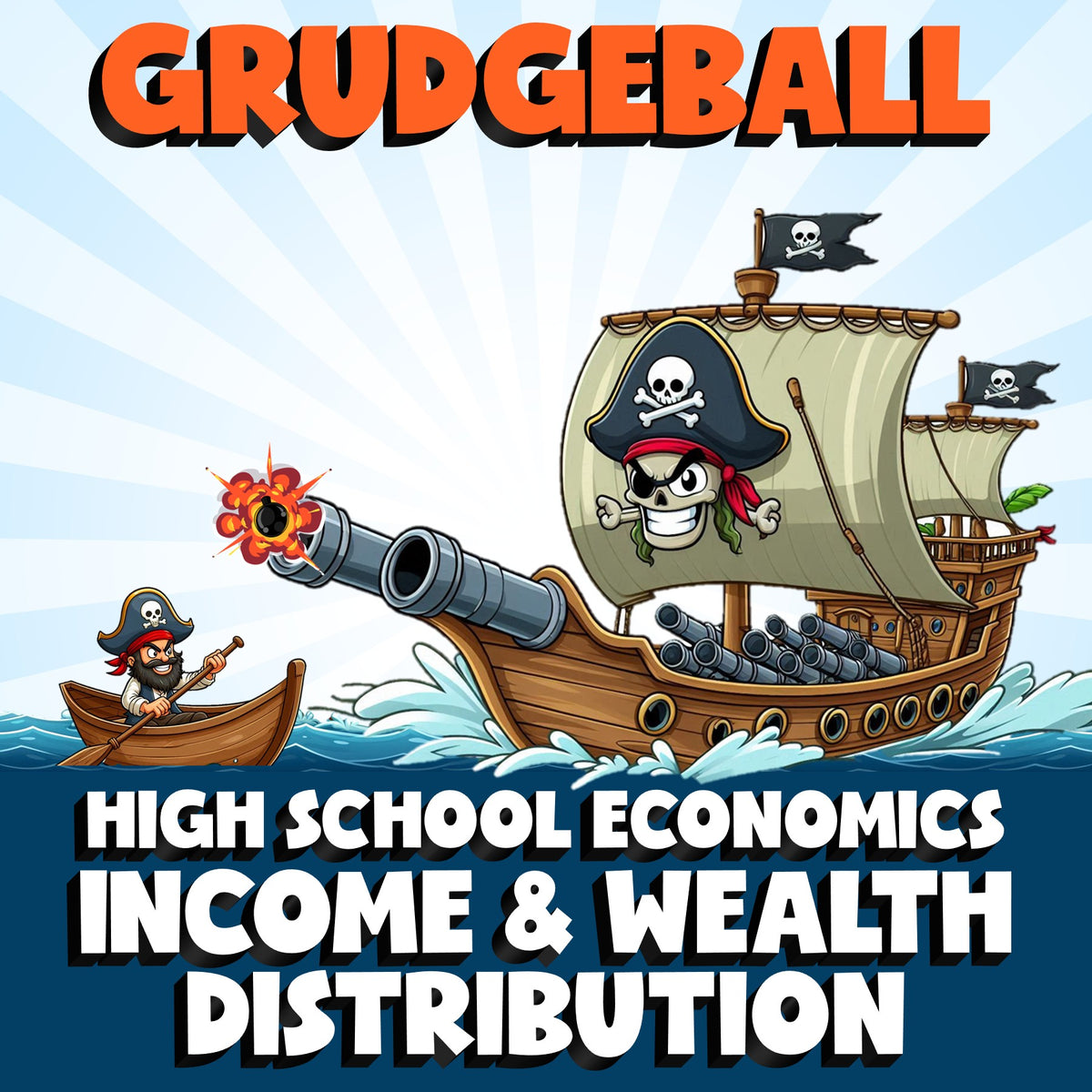 Income & Wealth Distribution GRUDGEBALL Economics Game - No Prep Review Activity
