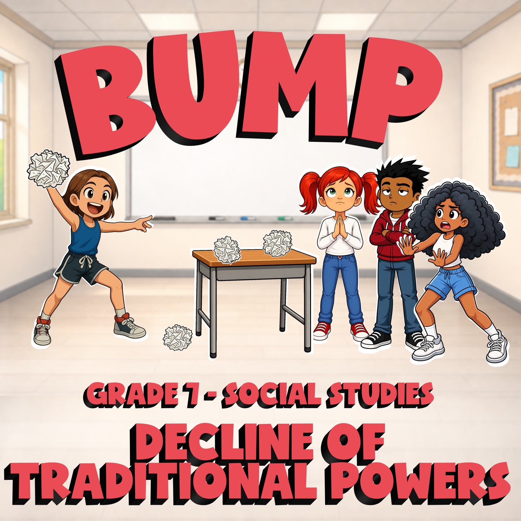 Decline of Traditional Powers BUMP Socials Game - No Prep Grade 7 Review
