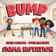 Sigma Notation BUMP Math Game - No Prep PreCalculus Review Activity