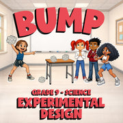Experimental Design BUMP Science Game - No Prep Grade 9 Review Activity