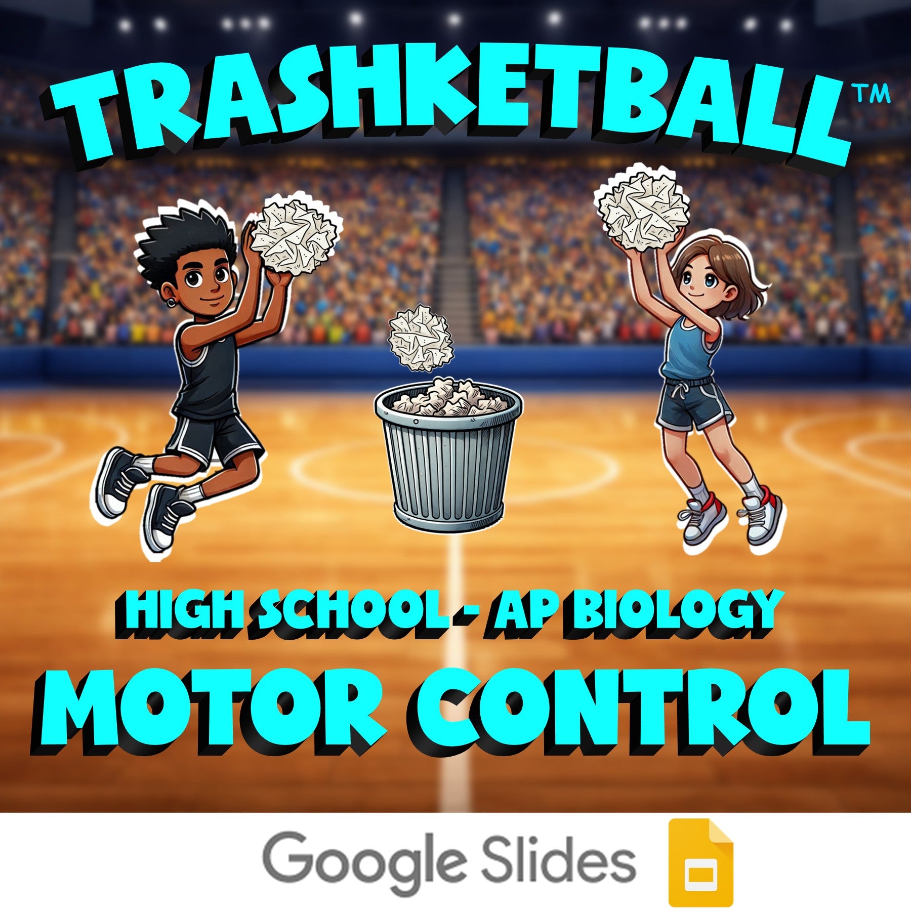 Motor Control TRASHKETBALL Science Game - No Prep AP Biology Review Activity