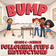 Following Steps & Instructions BUMP Science Game - No Prep Grade 6 Review