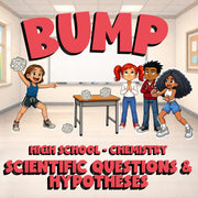 Scientific Questions & Hypotheses BUMP Science Game - No Prep Chemistry Review