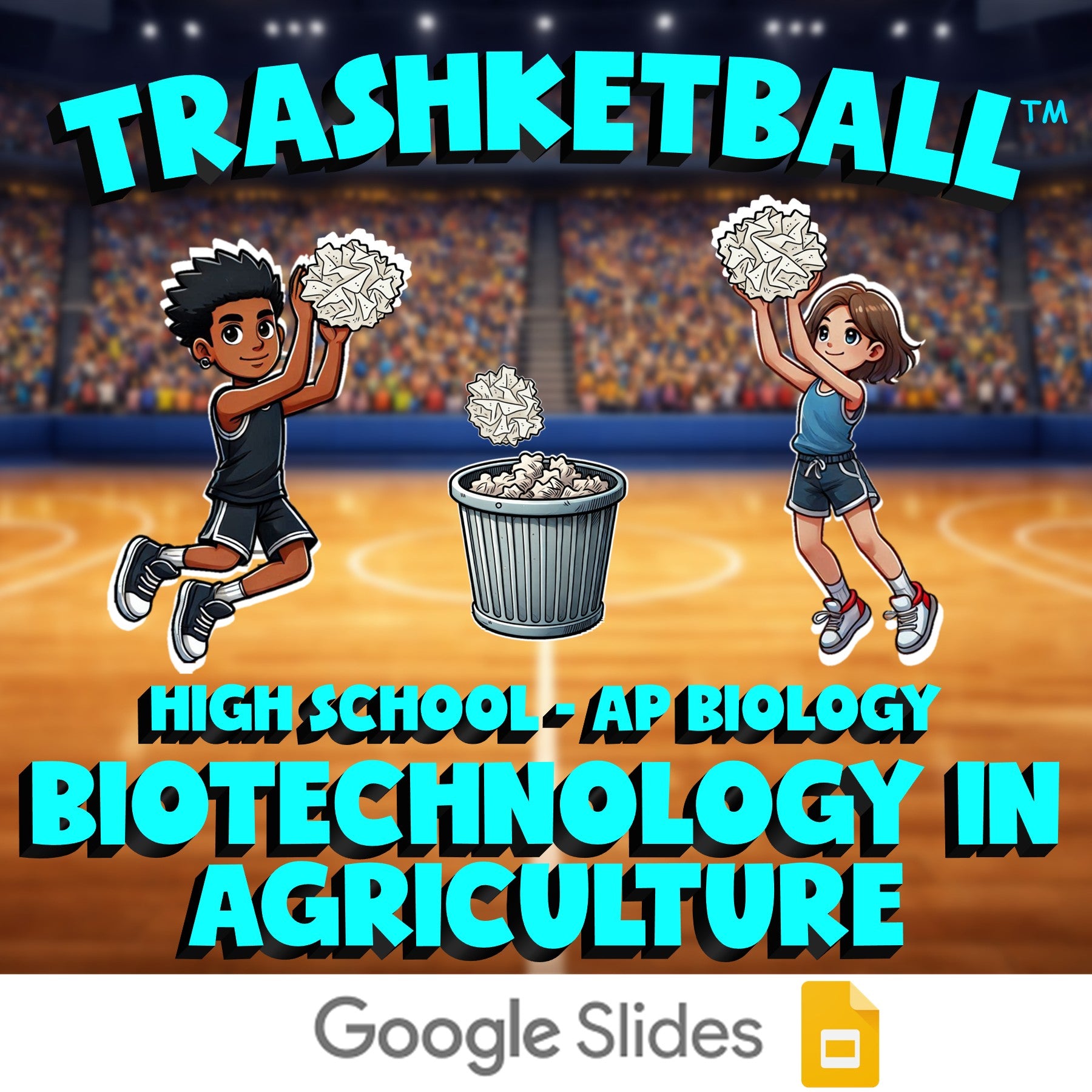 Biotechnology in Agriculture TRASHKETBALL Science Game - No Prep AP Biology