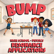 Resonance Applications BUMP Science Game - No Prep Physics Review Activity