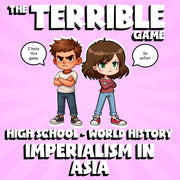 Imperialism in Asia THE TERRIBLE GAME - No Prep World History Review Activity