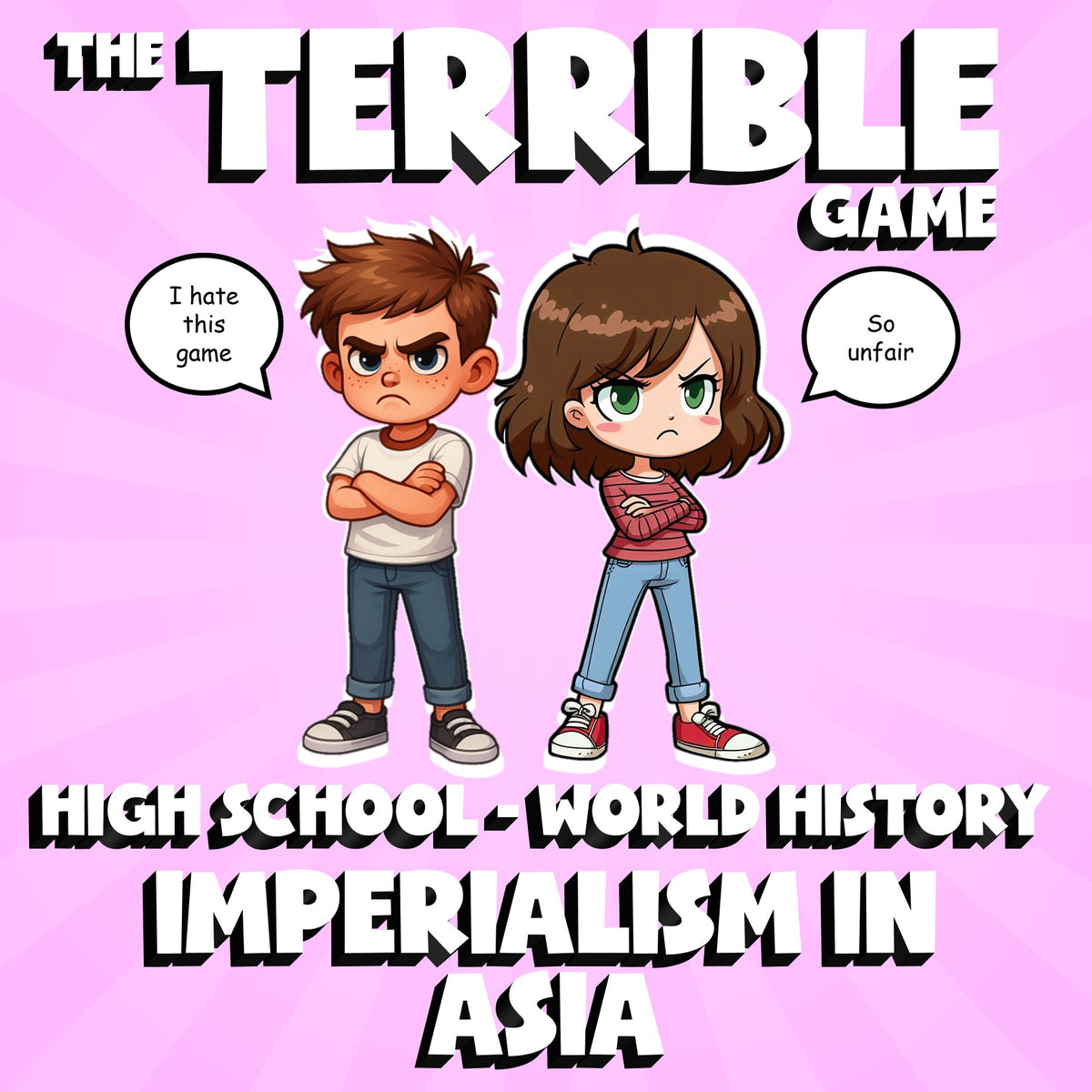 Imperialism in Asia THE TERRIBLE GAME - No Prep World History Review Activity