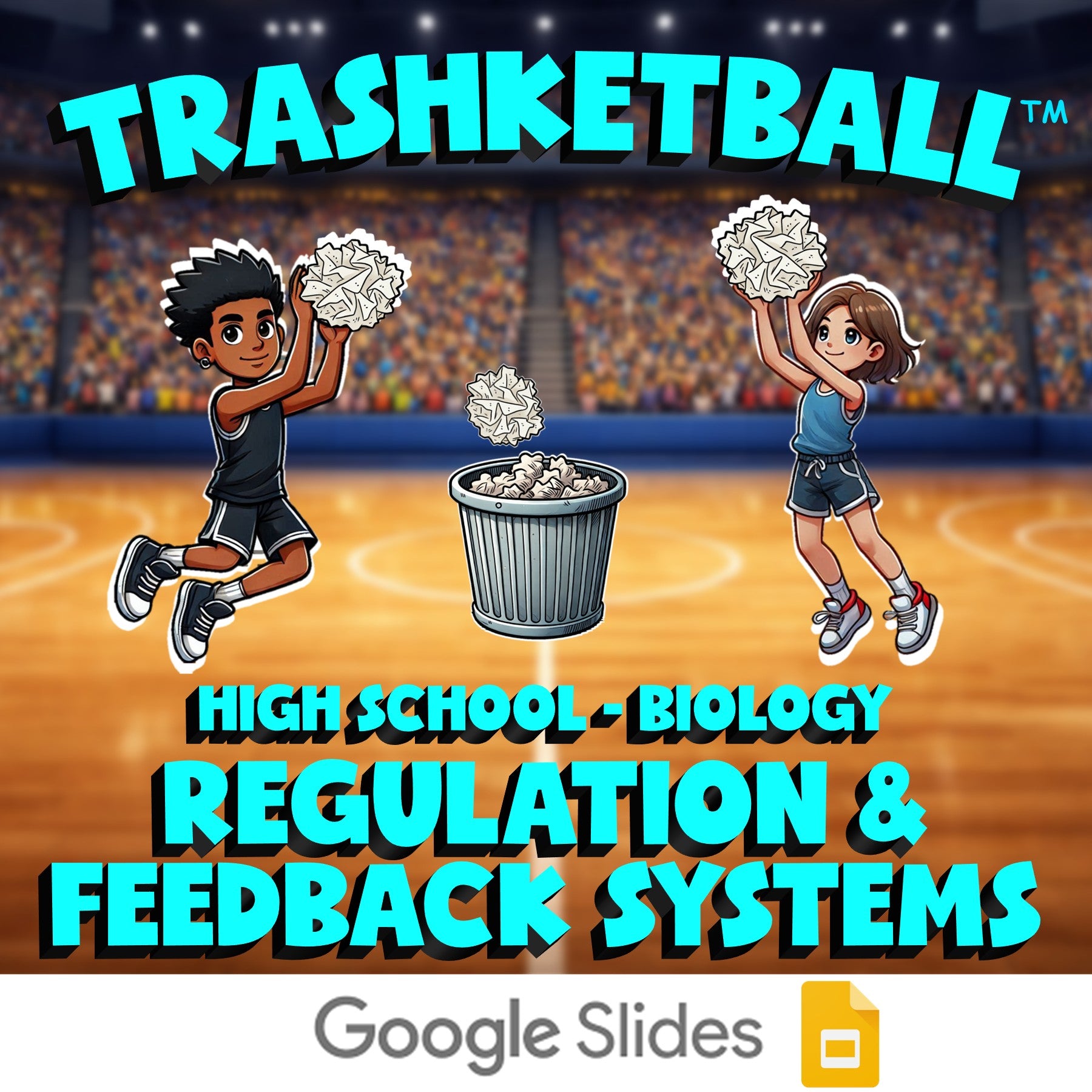 Regulation & Feedback Systems TRASHKETBALL Science Game - No Prep Biology Review