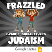 Judaism FRAZZLED Socials Game - No Prep Grade 6 Review Activity