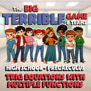 Trig Equations with Multiple Functions BIG TERRIBLE GAME - PreCalculus Math