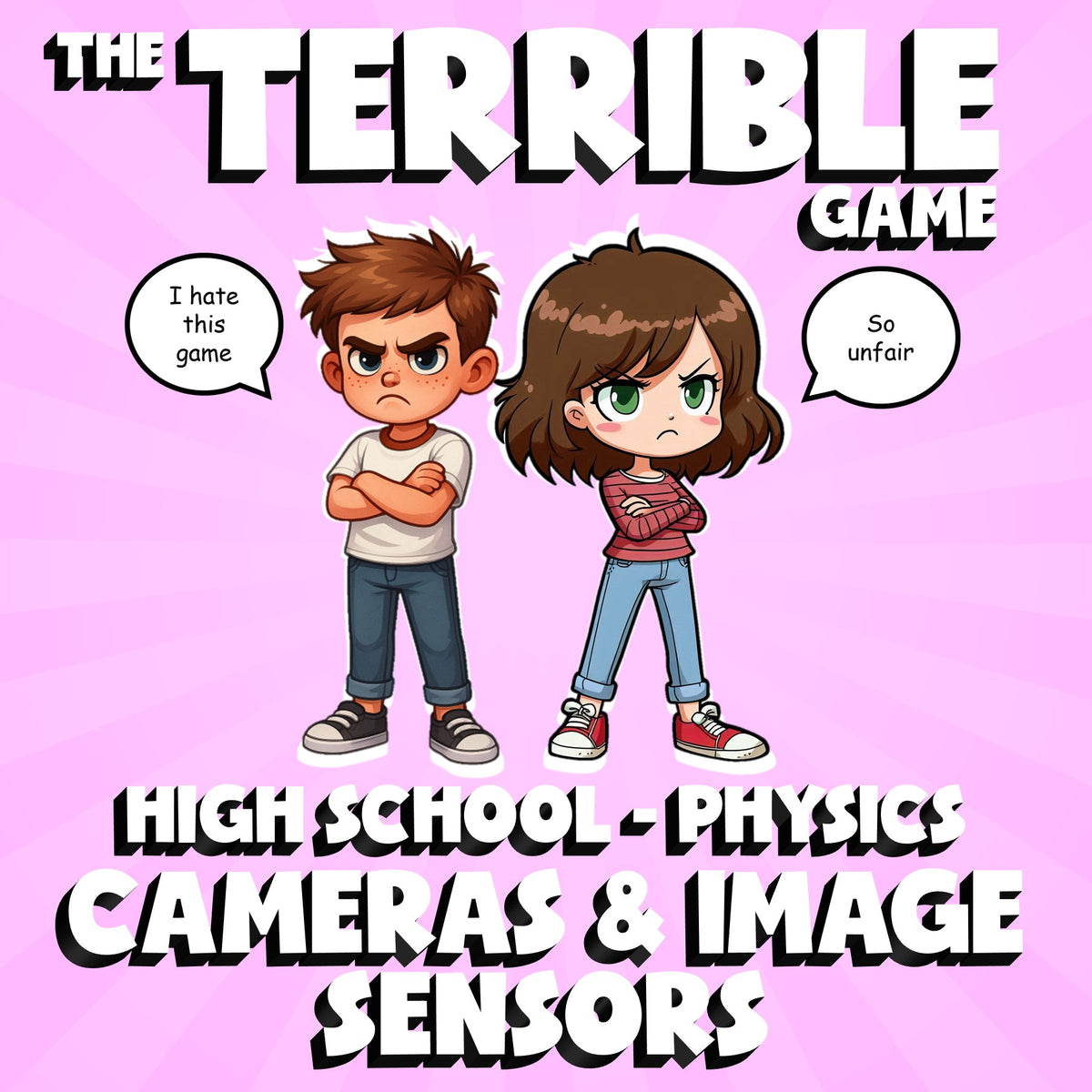 Cameras & Image Sensors THE TERRIBLE GAME - No Prep Physics Science Review
