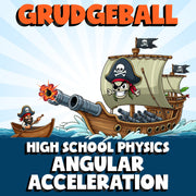 Angular Acceleration GRUDGEBALL Science Game - No Prep Physics Review Activity