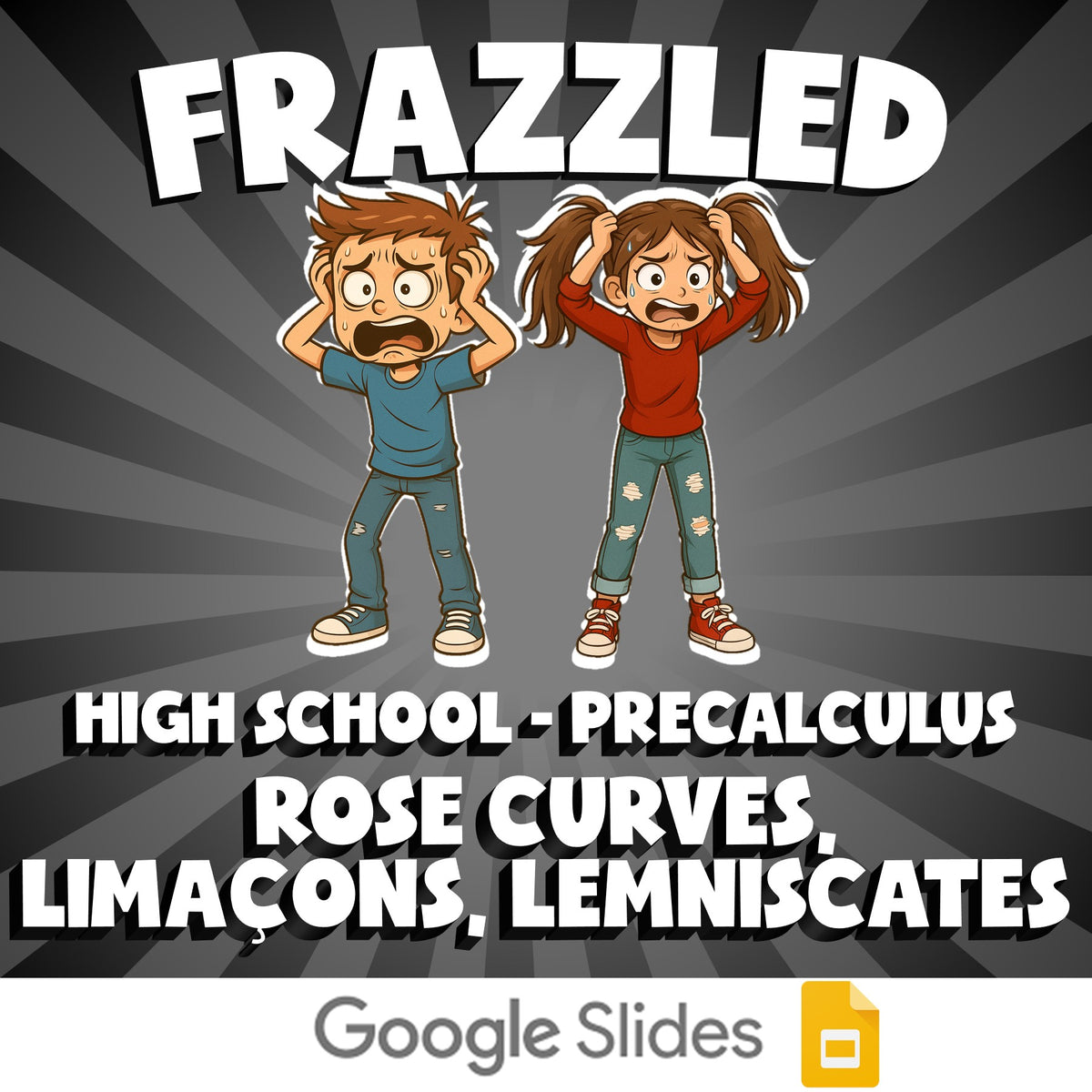 Rose Curves, Limaçons, Lemniscates FRAZZLED Math Game - No Prep PreCalculus