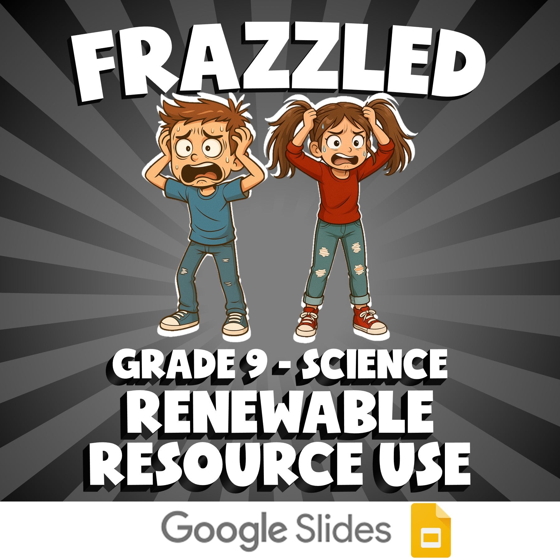 Renewable Resource Use FRAZZLED Science Game - No Prep Grade 9 Review Activity