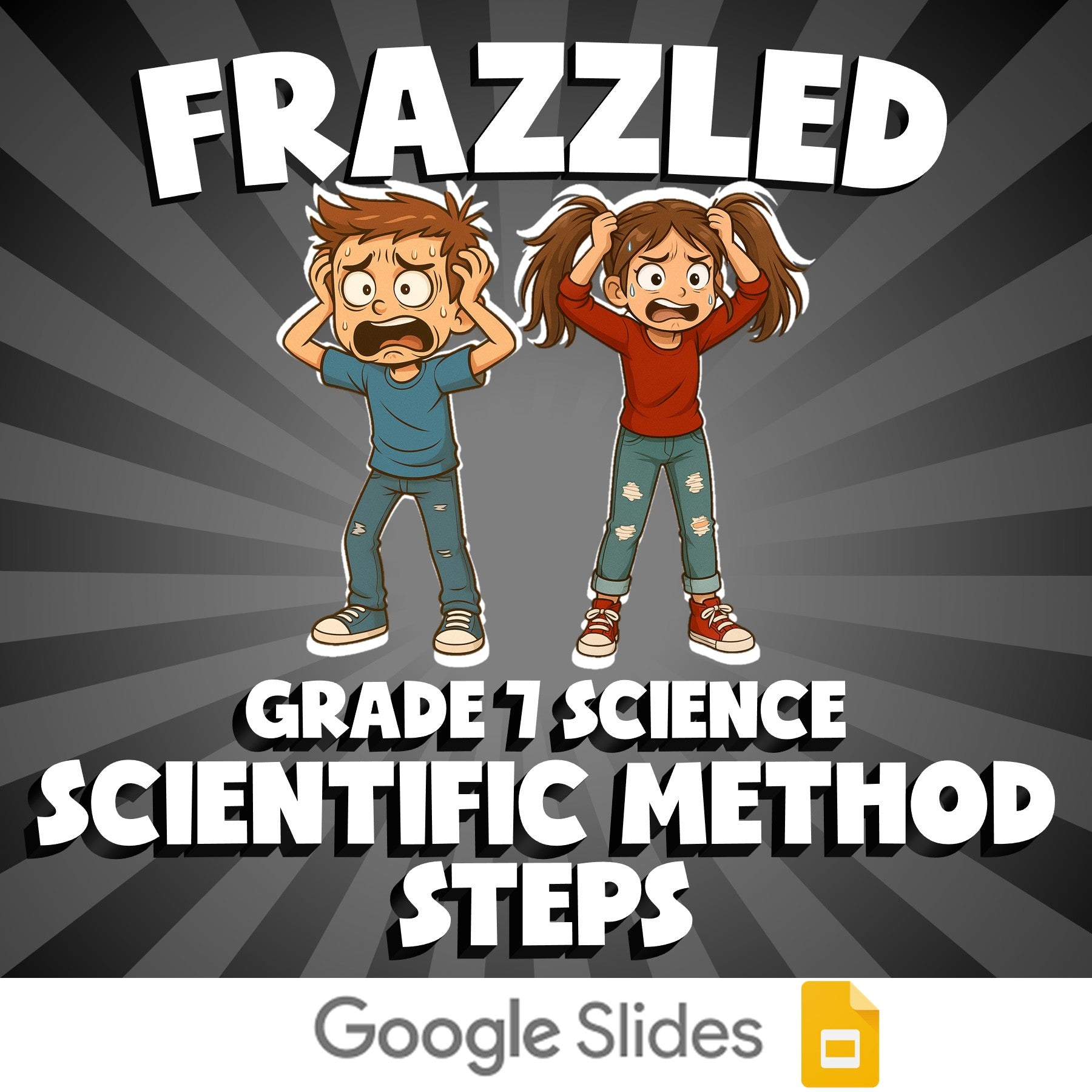 Scientific Method Steps FRAZZLED Science Game - No Prep Grade 7 Review Activity