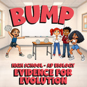 Evidence for Evolution BUMP Science Game - No Prep AP Biology Review Activity