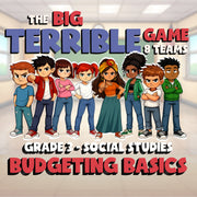 Budgeting Basics BIG TERRIBLE GAME - No Prep Grade 3 Socials Review Activity