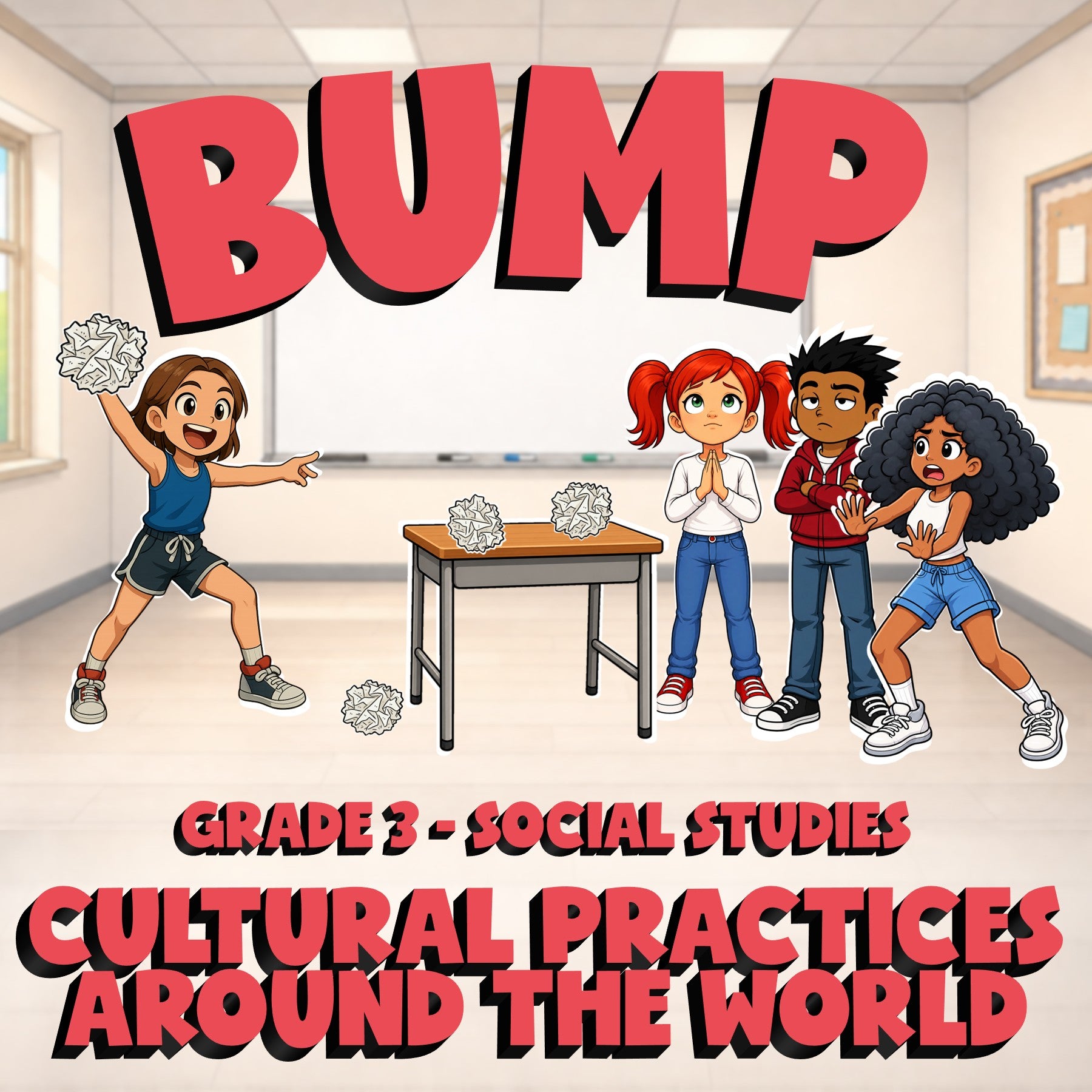 Cultural Practices Around the World BUMP Socials Game - No Prep Grade 3 Review