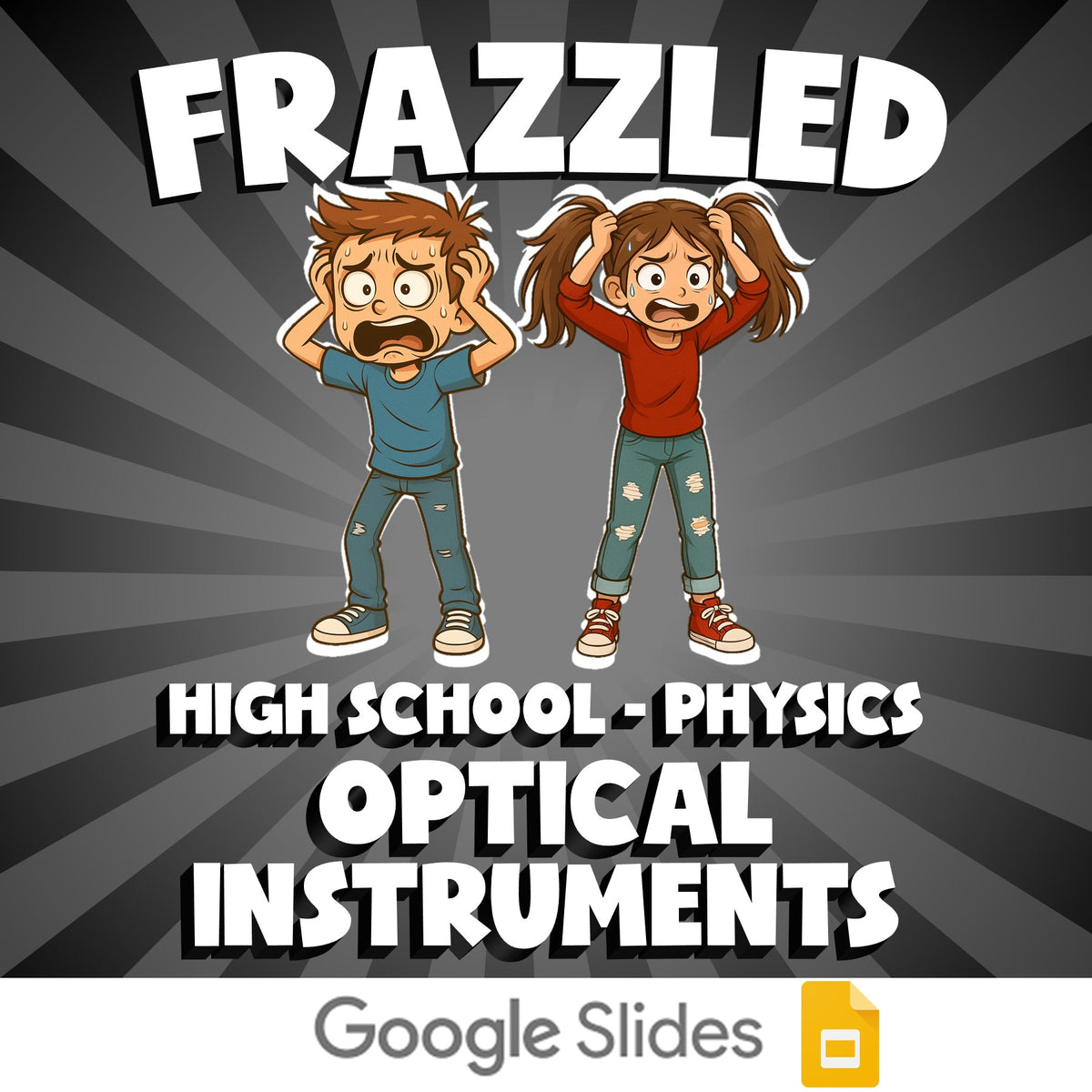 Optical Instruments FRAZZLED Science Game - No Prep Physics Review Activity