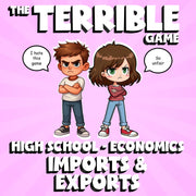 Imports & Exports THE TERRIBLE GAME - No Prep Economics Review Activity