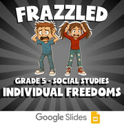 Individual Freedoms FRAZZLED Socials Game - No Prep Grade 5 Review Activity