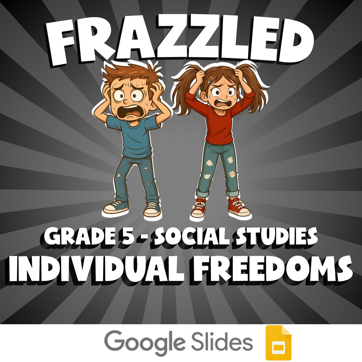 Individual Freedoms FRAZZLED Socials Game - No Prep Grade 5 Review Activity