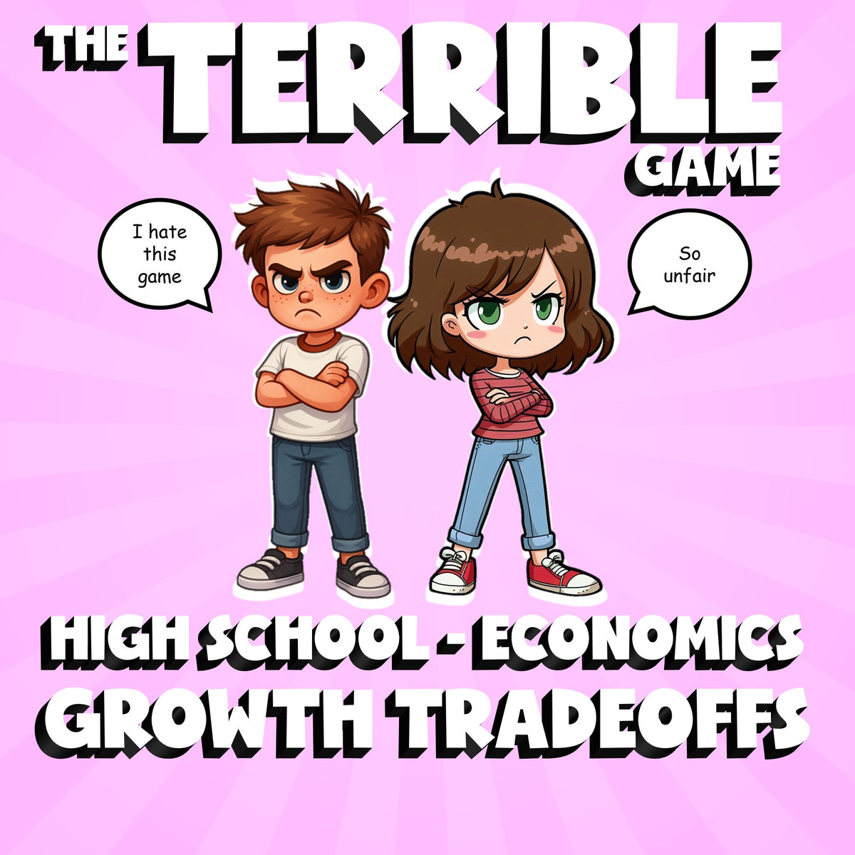 Growth Tradeoffs THE TERRIBLE GAME - No Prep Economics Review Activity