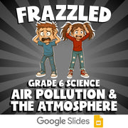 Air Pollution & the Atmosphere FRAZZLED Science Game - No Prep Grade 6 Review